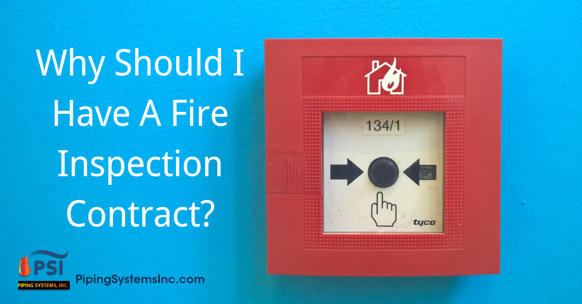 Why Should I Have a Fire Inspection Contract?