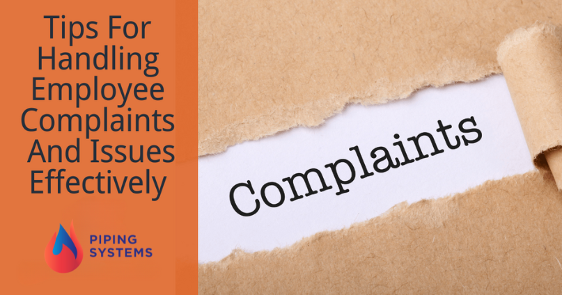 Tips For Handling Employee Complaints And Issues Effectively